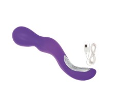 Фиолетовый вибромассажер Lover s Wand - 22,75 см.