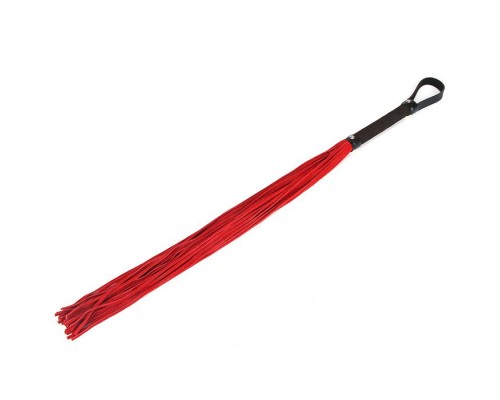 Мягкая плеть c красными шнурами SOFT RED LASH - 58 см.