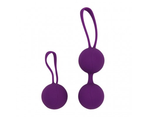 Фиолетовый набор для тренировки вагинальных мышц Kegel Balls