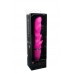 Розовый волнообразный вибратор PURRFECT SILICONE DELUXE VIBE - 15 см.