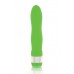 Зеленый водонепроницаемый вибратор - 21,5 см.