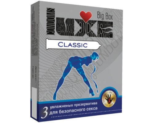 Презервативы LUXE Big Box Classic - 3 шт.