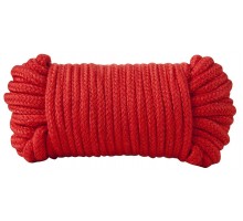 Красная хлопковая верёвка Bondage Rope 33 Feet - 10 м.