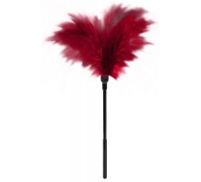 Пластиковая метелочка с красными пёрышками Small Feather Tickler - 32 см.