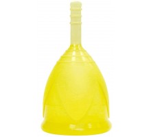 Желтая менструальная чаша размера S