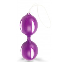 Фиолетовые вагинальные шарики с петелькой