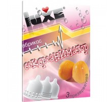 Презервативы Luxe  Сексреаниматор  с ароматом абрикоса - 3 шт.