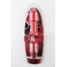 Красный анальный вибромассажёр с широкой головкой - 27 см.