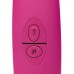 Ярко-розовый клиторальный вибратор Wellness Spa - 28,5 см.