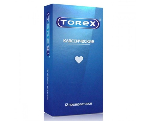Гладкие презервативы Torex  Классические  - 12 шт.