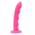 Розовая насадка для страпона Crush On Cavelier - 17 см.