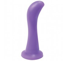 Фиолетовый G-стимулятор LUXE SERENE с широким основанием - 15,8 см.