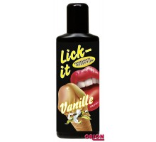 Съедобная смазка Lick It с ароматом ванили - 50 мл.