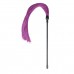 Плеть с фиолетовыми силиконовыми хвостами Purple Silicone Tickler - 45 см.