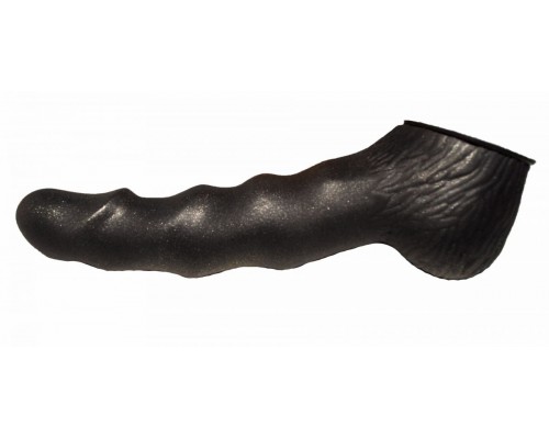 Чёрная насадка на пояс харнесс BLACK BENT 2 - 19,5 см.