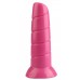 Розовая винтообразная анальная втулка - 19,5 см.