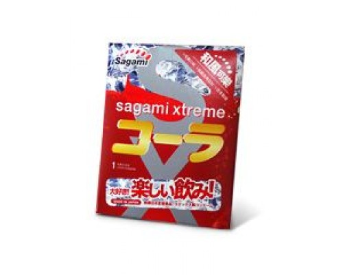 Ароматизированный презерватив Sagami Xtreme COLA - 1 шт.