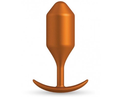 Пробка для ношения цветы бронзы B-vibe Snug Plug 4 - 14 см.