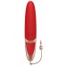 Красный вибромассажер DYSIS BRIGHT - 12,6 см.