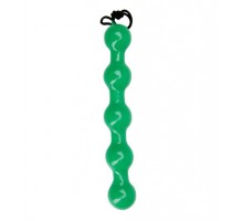 Зелёная анальная цепочка Booty Lime - 24,5 см.