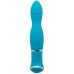 Голубой вибратор ECSTASY Rippled Vibe - 19,5 см.