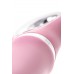 Нежно-розовый вибратор с клиторальным стимулятором JOS JOLY LIMITED EDITION - 19,6 см.