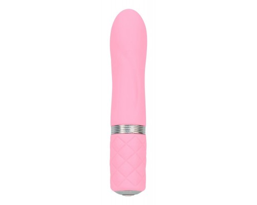 Розовый мини-вибратор Flirty - 11 см.