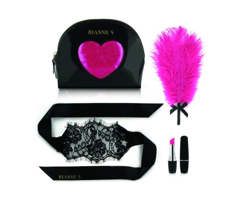 Черно-розовый эротический набор Kit d Amour