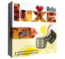 Презервативы Luxe Mini Box  Игра  - 3 шт.