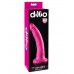 Розовый фаллоимитатор 7  Slim Dillio - 19,7 см.