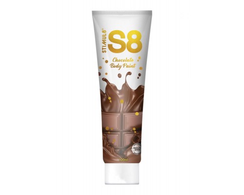 Краска для тела со вкусом шоколада Stimul 8 Bodypaint - 100 мл.
