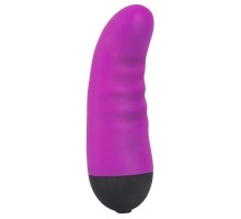 Фиолетовый мини-вибратор Colorful Joy - 13 см.