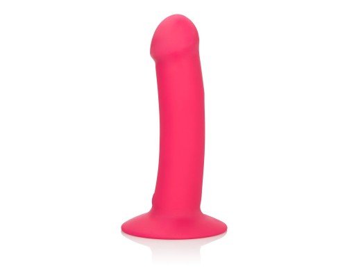 Розовый перезаряжаемый фаллоимитатор Luxe Touch-Sensitive Vibrator - 16,5 см.