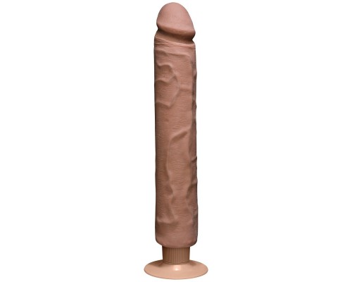 Вибратор-мулат The Realistic Cock ULTRASKYN Without Balls Vibrating 12” - 33,5 см.