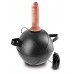 Мини-мяч с фаллической насадкой телесного цвета и вибрацией Vibrating Mini Sex Ball with 6  Dildo - 15,2 см.