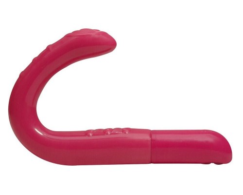 Ярко-розовый вибромассажёр простаты Coarsed Coral Prostate Massager 