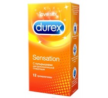 Презервативы с точечной структурой Durex Sensation - 12 шт.