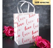 Ламинированный пакет  Любовь  - 31 х 13 х 24 см.
