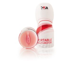 Портативный мастурбатор-вагина в удобной колбе