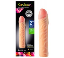 Реалистичная насадка-удлинитель Kanikule Extender Cap 2  - 15.5 см.