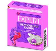 Презервативы Expert  Жемчужная капля  с точечной текстурой - 3 шт.