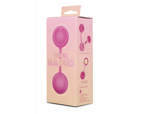 Розовые вагинальные шарики с вибрацией