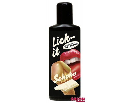 Съедобная смазка Lick It с ароматом белого шоколада - 50 мл.