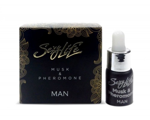 Мужские духи с феромонами Sexy Life Musk Pheromone - 5 мл.