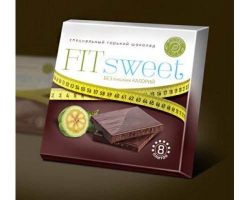 Горький шоколад Fit sweet - 40 гр.